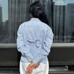Blue Bow Shirt - Image 3