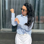 Blue Bow Shirt - Image 6